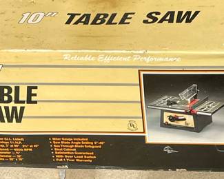 Barn Find! *NOS - 10” Table Saw