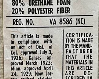 UPHOLSTERED SOFA BY CTI