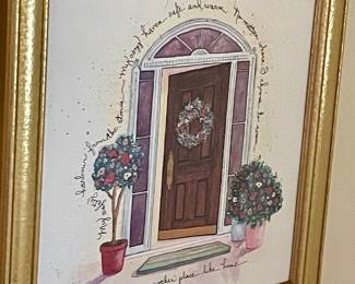 FRAMED D. MORGAN PRINT 1993