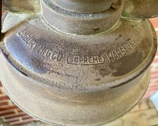 ANTIQUE EMBURY MFG CO SUPREME NO. 160 LANTERN, WARSAW, NY