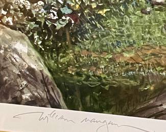 FRAMED/MATTED/SIGNED/NUMBERED "GRANDFATHER MOUNTAIN" by WILLIAM MANGUM 569/950