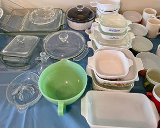 Jadite Batter Bowl, Pyrex, Corning Ware, Miscellaneous Kitchenware,