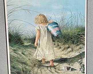 Framed Ken Helser Print w/Poem