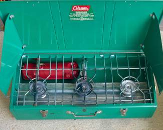 Vintage Coleman 3-Burner Camp Stove