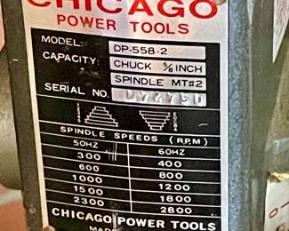 Chicago Drill Press