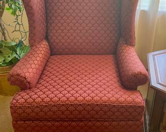 UPHOLSTERED WING CHAIR BY CTI