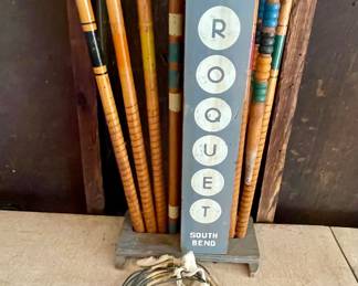 Vintage South Bend Croquet Set