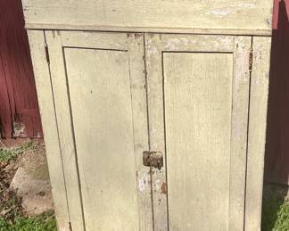ANTIQUE "CHIPPY" CABINET