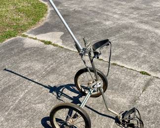 Vintage Ajay Roll King Golf Bag Cart