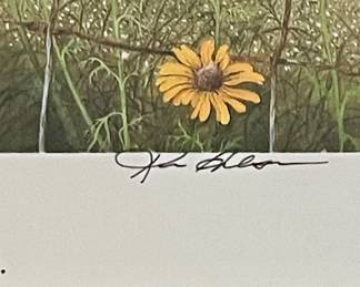 Framed Ken Helser Print w/Poem