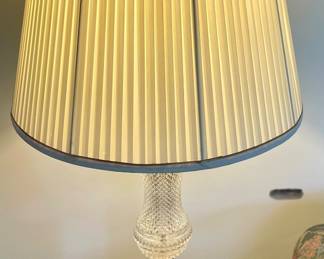 CRYSTAL/BRASS LAMP (2-AVAILABLE)