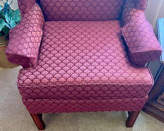 UPHOLSTERED WING CHAIR BY CTI