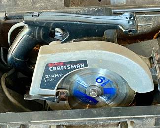 Craftsman 2 1/4 HP Circular Saw in Case