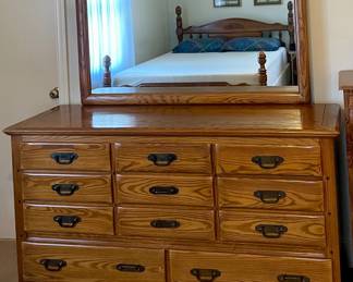 VINTAGE LINK-TAYLOR "COUNTRYSIDE" DRESSER/MIRROR