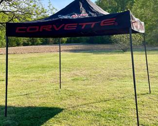 Deluxe C5 Corvette Branded Pop-up Show Canopy/Tent