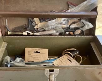 Metal Toolbox w/Contents