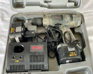 RYOBI 12V DRILL W/CASE
