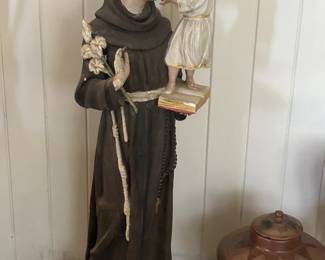 Saint Anthony holding the child JESUS