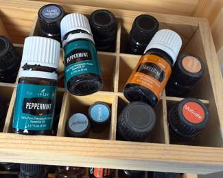 Lot #30 doTERRA Essential Oils Lot w/ Wooden Storage Box, On Guard, Intro Kit, Supplements & Wellness Products