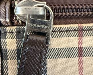 Lot #47 Burberry Crossbody Bag – Classic Nova Check Plaid & Leather Trim, Designer Shoulder Bag, Luxury Handbag