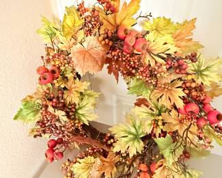 Lot #10 Huge Floral & Home Décor Lot – Faux Wreaths, Greenery, Decorative Tree, Seasonal Arrangements, Farmhouse Holiday Decor