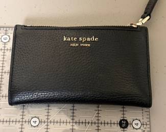 Lot #46 Kate Spade Leather Crossbody Purse & Matching Wallet – Black Designer Handbag Set, Women’s Luxury Fashion Accessory