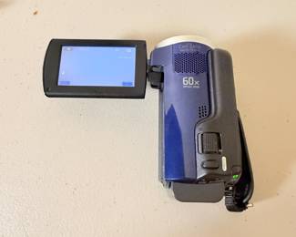 Lot #34 Sony Handycam Camcorder – Digital Video Camera 60x Zoom, Portable Video Recorder, Vintage Sony Electronics