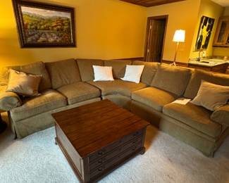 Henredon Curved Sofa