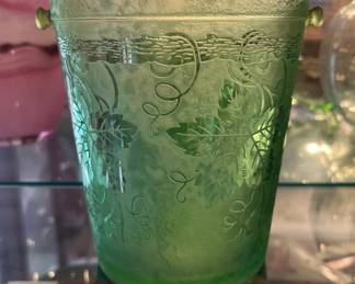 Fostoria Oak Leaf Brocade ice bucket