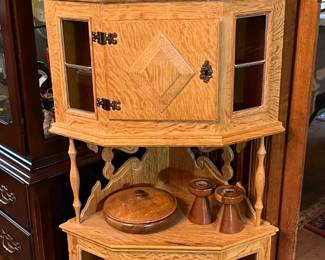 Danish corner cabinet