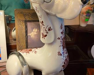 Italian ceramic dog