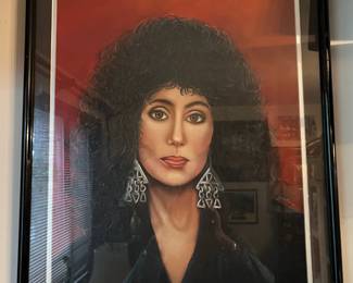 Yes, this is Cher! Painted by Joan. Not Bad!!