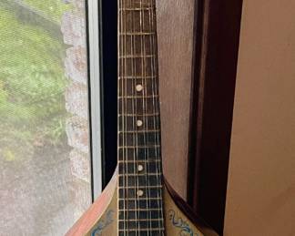 Russian mandolin - hand painted