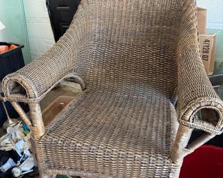 Wicker chair $250.00