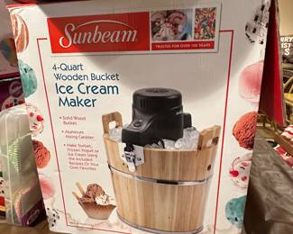 Sunbeam ice cream maker