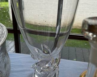 Steuben crystal vase