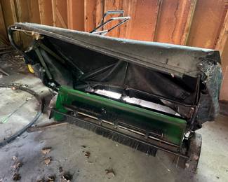 John Deere leaf collector attachment