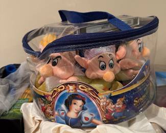 Snow White and the Seven Dwarf plush and Blu-ray set