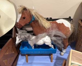 American Girl doll horses
