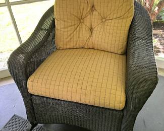 Rattan rocking chair