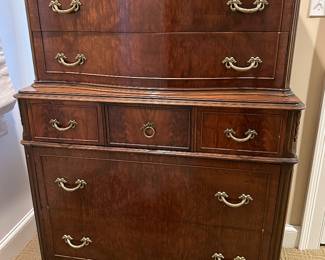 Antique chest on chest