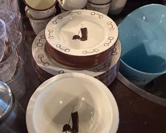 Marble Canyon equestrian enamelware
