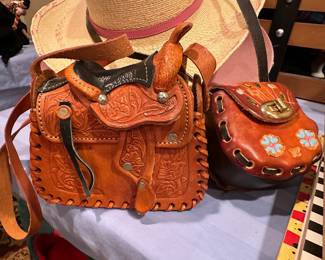 Adorable leather girls purses
