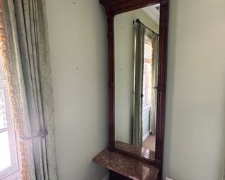 Antique hall tree