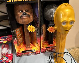 Star Wars giant Pez dispensers