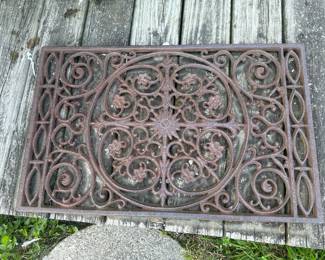 Metal outdoor mat