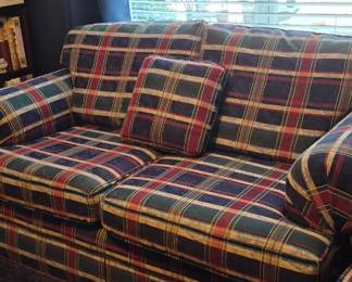 Jewel colors sofa and loveseat