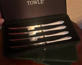 (3) Towle steak knife sets