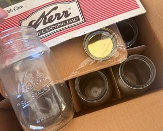 Case of Kerr Canning Jars