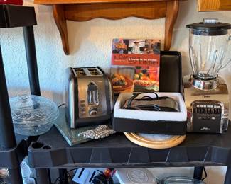 Packed kitchen with appliances and Pampered Chef!!!